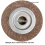 Τροχός λείανσης με δίσκο λείανσης με λειαντικό πτερύγιο 150x25 mm 5