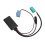 Cable adaptador de audio Bluetooth de 150 cm negro 5-12V DC 4