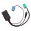 Cable adaptador de audio Bluetooth de 150 cm negro 5-12V DC 12