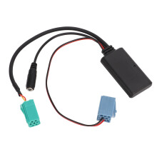 Cable adaptador de audio Bluetooth de 150 cm negro 5-12V DC