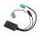 Cable adaptador de audio Bluetooth de 150 cm negro 5-12V DC 14