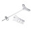 2pcs / set Stainless Steel Vegetable Spiral Cutter 8