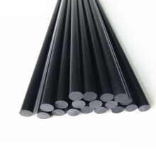 2Pcs 1000mm Solid Carbon Fiber Rods 8mm 9mm 10mm 12mm 14mm Reinforcement for RC Aircraft Matte Finish