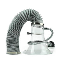 Soldering Tin Welding Smoke Hood Exhaust Pipe with 65mm Horn Cover for DIY Beginners and Hobbyists