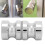 Bathroom Glass Door Handle Single Hole Showcase 9