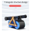 Springback Wheels Roller Bauchtrainer Liegestütztraining 5