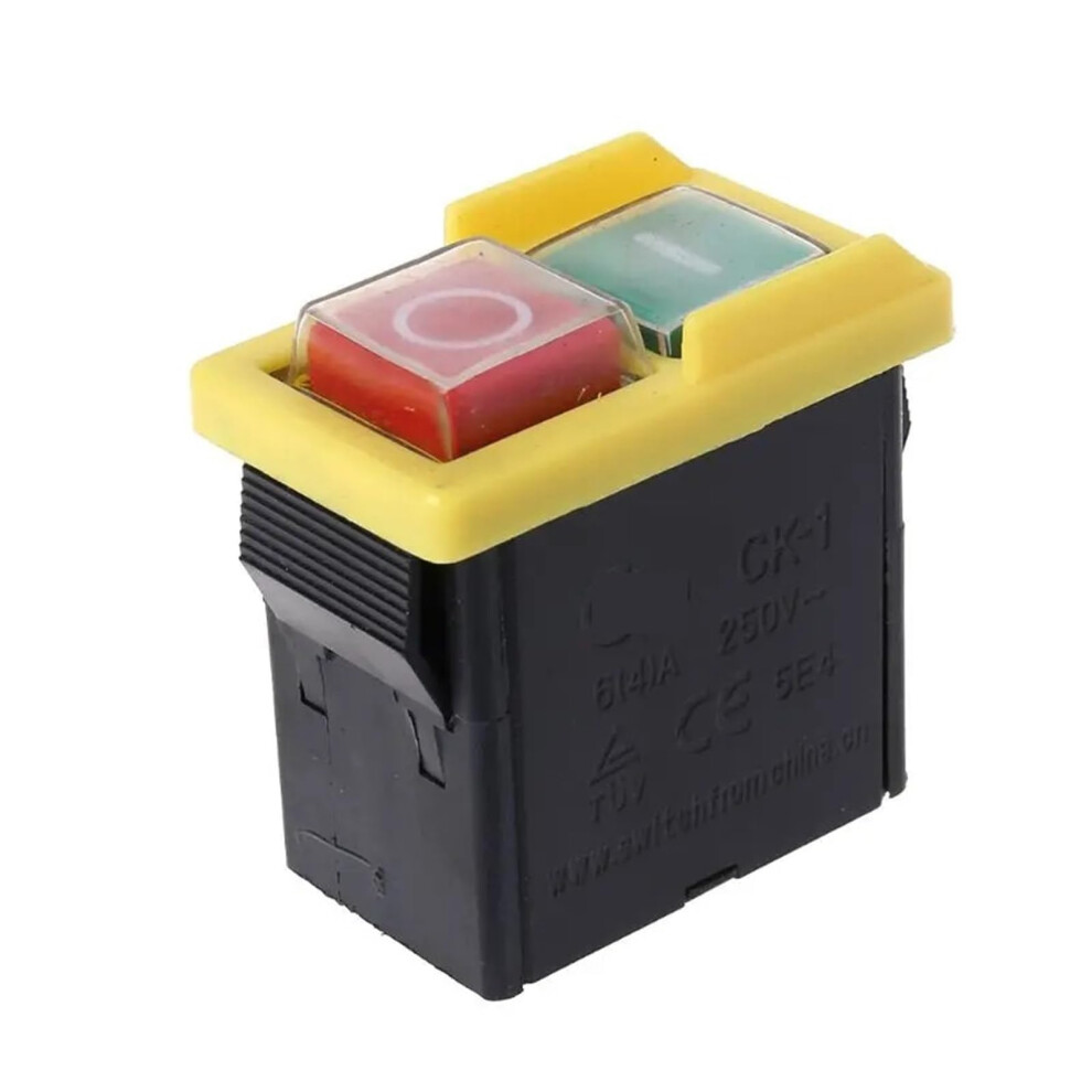 Ac 250V 6A Waterproof Electromagnetic Push Button Switch For Outdoor Use, Heavy Duty, High Durability, Compact Design 6947110201429