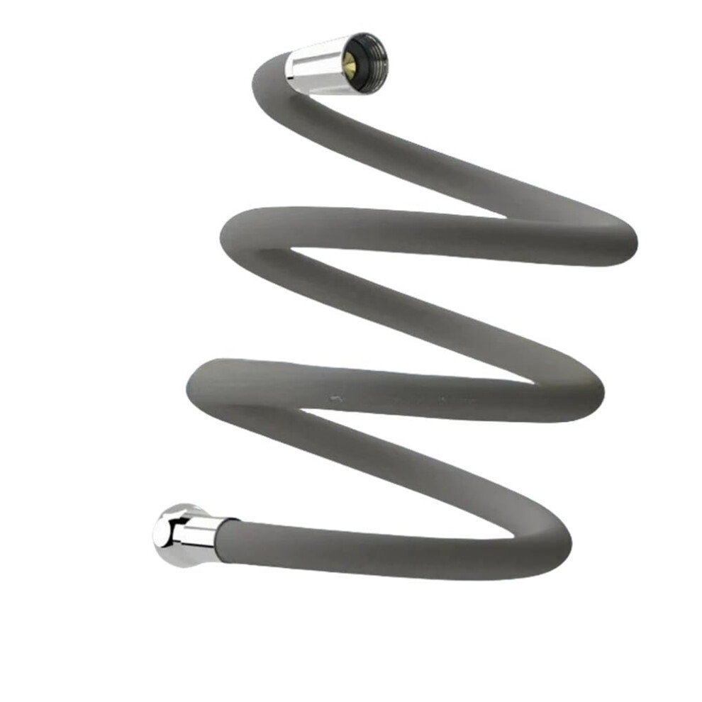 1.5M Silicone Showerhead Hose Flexible Anti-Winding High Pressure Bathroom Shower Tube Grey Extension 2M Compatible Accessories 6276012507859