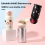 Cute Stainless Steel Water Bottle with Straw Silver 6