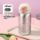 Cute Stainless Steel Water Bottle with Straw Silver 5