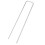 100Pcs Stainless Steel Ground Garden Staple Pins 8