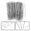 100Pcs Stainless Steel Ground Garden Staple Pins 13