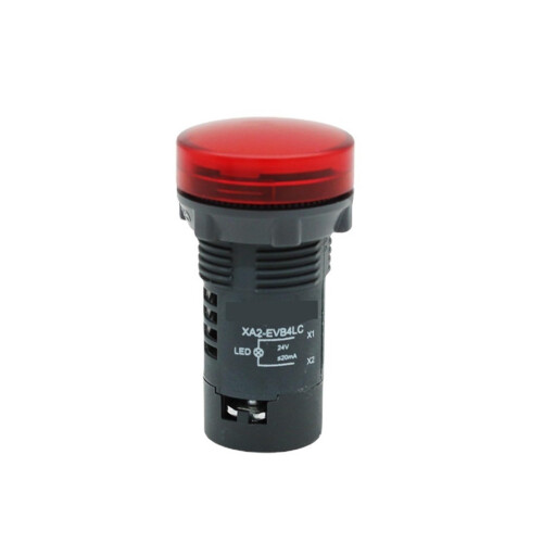XA2 Push Button Switch LED Signal Light 22mm 220V 24V Power Indicator ...