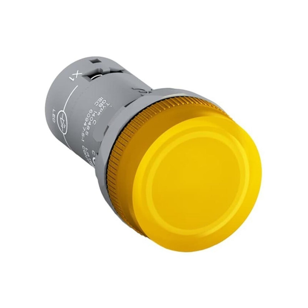 Cl2 Series Led Indicator Cl2-513Y 12V Voltage, 10Mm Diameter, Panel Mount Yellow/Light 6493810703195