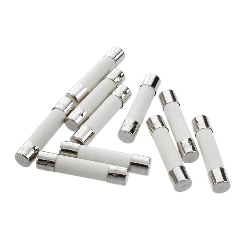 10Pcs Set 5X20mm 6X30mm Ceramic Fuses 0.5A To 30A For 250V Backup Protection 6947110201788