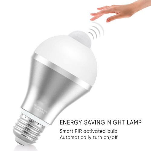 Motion Sensor Light Bulb 9W Smart PIR LED Bulbs 2