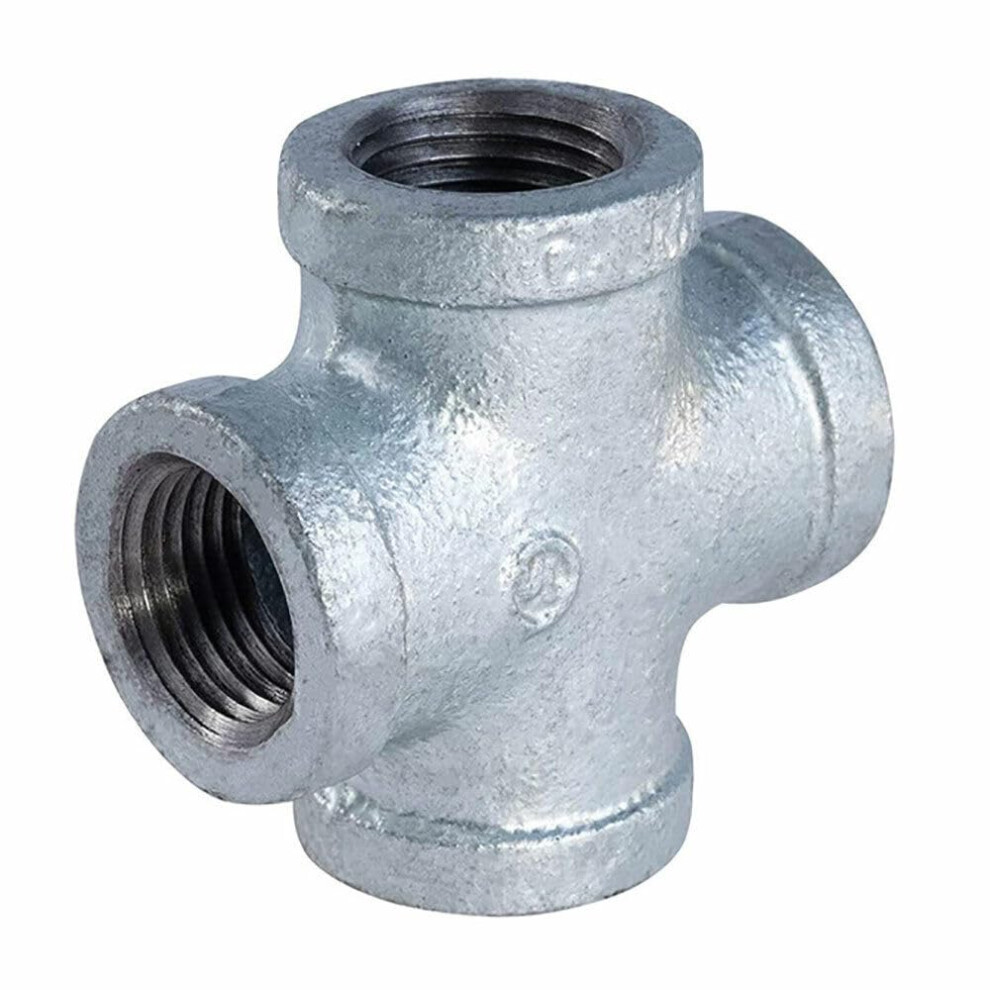 5218002 1/8 Inch Galvanized Steel Cross Fitting Replacement For Thrifco Plumbing Systems And Applications 6947110201887