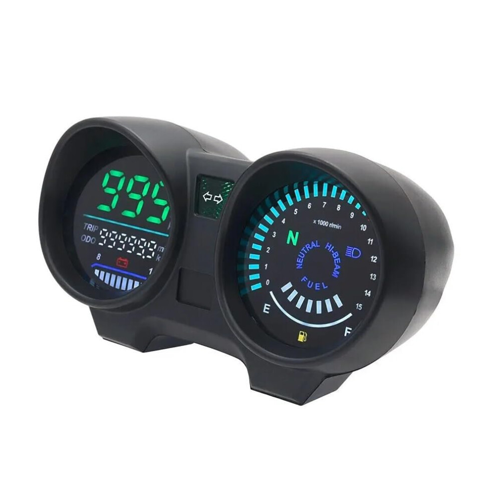 Motorcycle Odometer Digital Tachometer Speedometer Dashboard Panel For Honda Cg150 Fan150 Compatibility Display Black 6947110201900