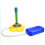 Kids Bubble Rocket Toy with Pedal & Bubble Solution, EVA ABS Material 7