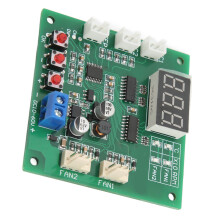 DC10-60V Controllore PWM per ventole a 2 canali, 65x65x15mm