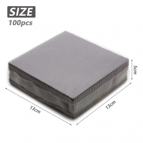 Pack of 100 Microfiber Glasses Cleaning Cloth for Electronics Screens Lens 2