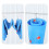 Cintre en spirale pour draps en acier inoxydable blanc 1