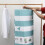 Cintre en spirale pour draps en acier inoxydable blanc 7