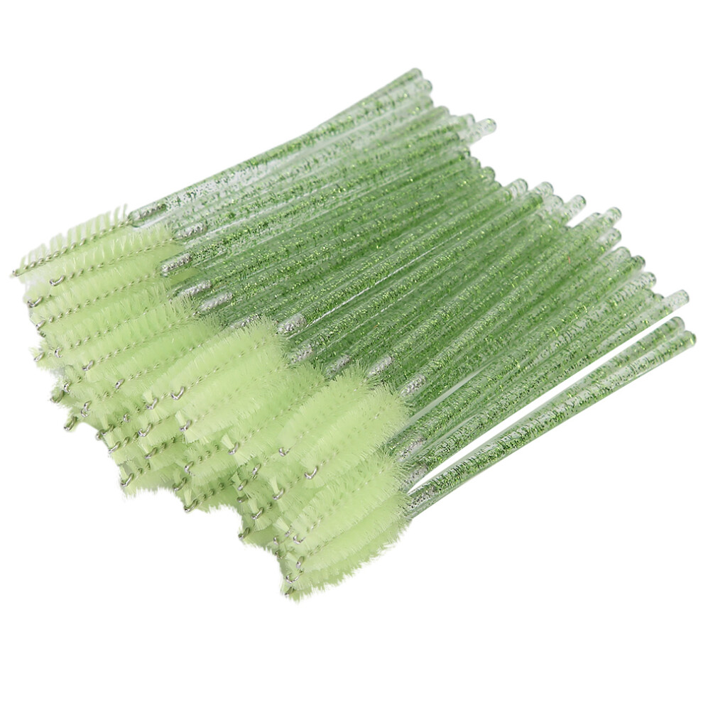 50pcs Nylon Makeup Brush Mascara Wands Eyelash