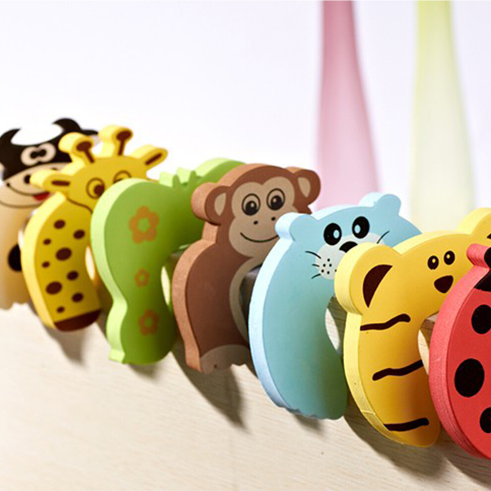 Cute High Elasticity Baby Door Pinch Guard EVA Prevents Pinching Easy Install