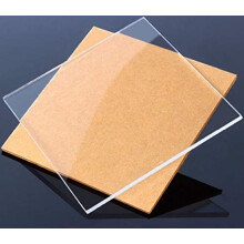 Clear Cast Acrylic Sheets 1/8" Thick 3mm Easy Cut Plastic for DIY Crafts Signs Shelves 8" x 16" (3 Pack)
