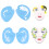 7styles/set Reusable Face Paint Stencil Body 8