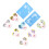 7styles/set Reusable Face Paint Stencil Body 6