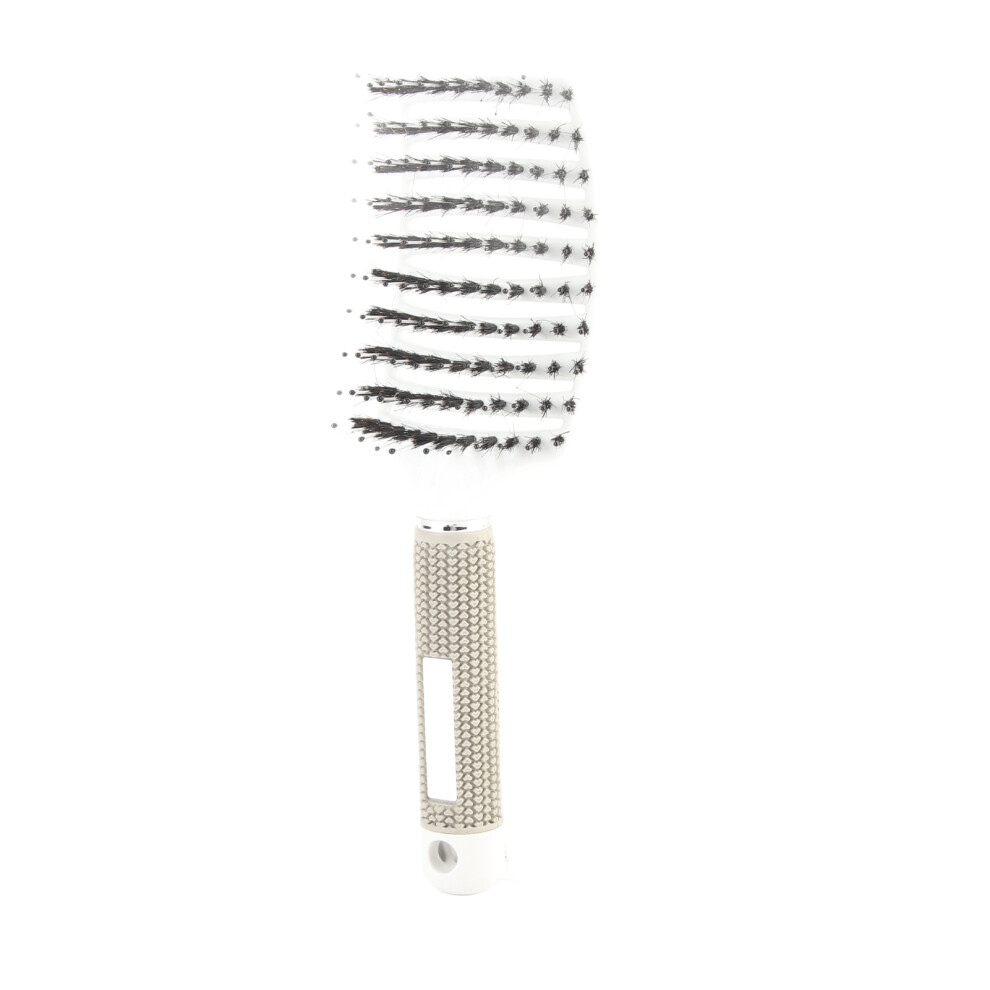 Unisex White Salon Hair Comb Massage Air Bag Bristle &