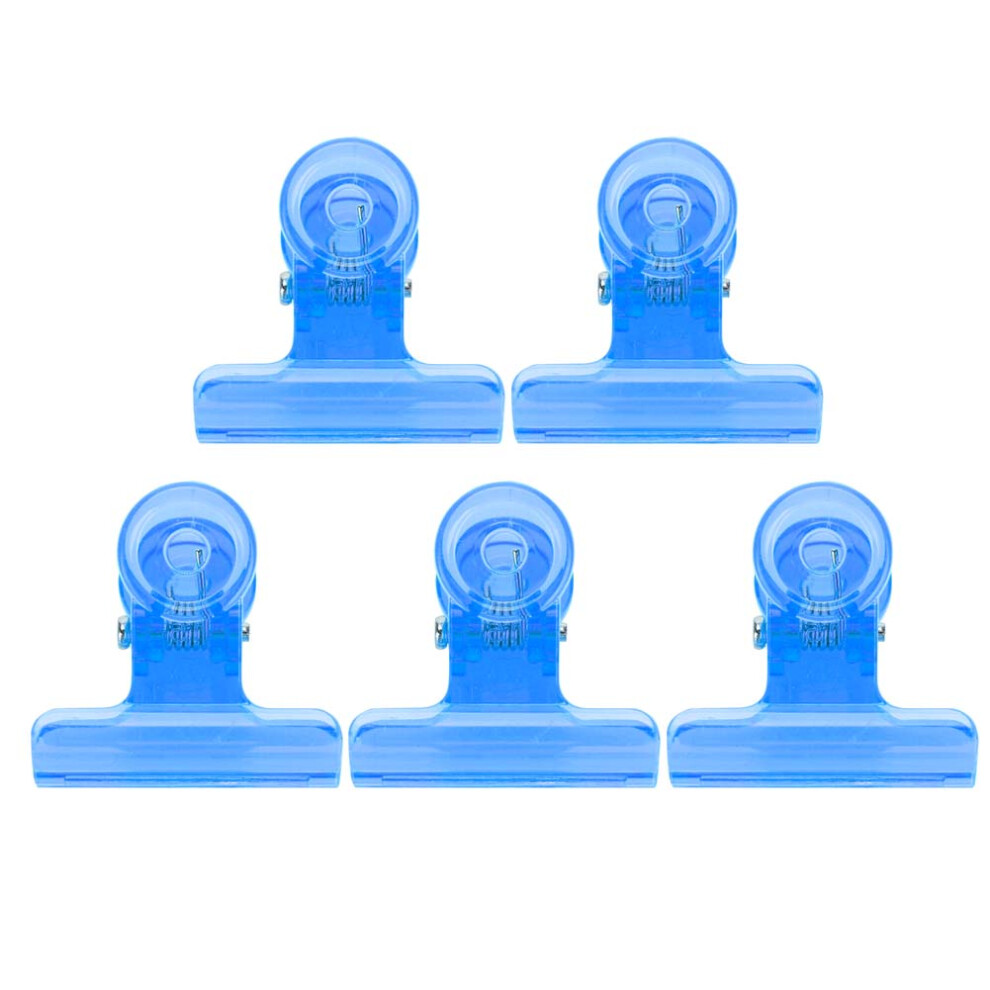 Blue 5Pcs C Curve Nail Extension Clips Multifunctional