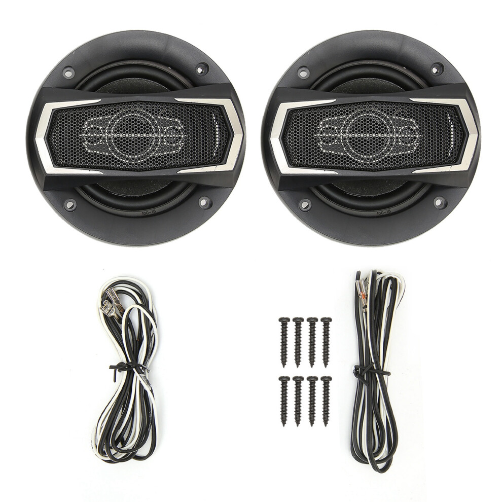 2 Pcs Car Coaxial Speakers 300W Full Range Bass 4 9387669893794