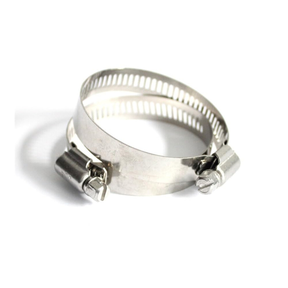 Hose Clamp, 304 Stainless Steel Screw Worm Drive Clip For 6-101Mm Pipes, Available In 12Mm And 76Mm Sizes 6482260692814
