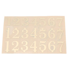 Autocollant doré de note de tambour éthérée pour tambour à langue