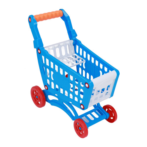 Set di carrelli della spesa in plastica blu per bambini - Giocattolo