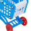 Set di carrelli della spesa in plastica blu per bambini - Giocattolo 7