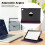 Custodia per tablet A7 da 10,4 pollici viola, portatile, sottile 4