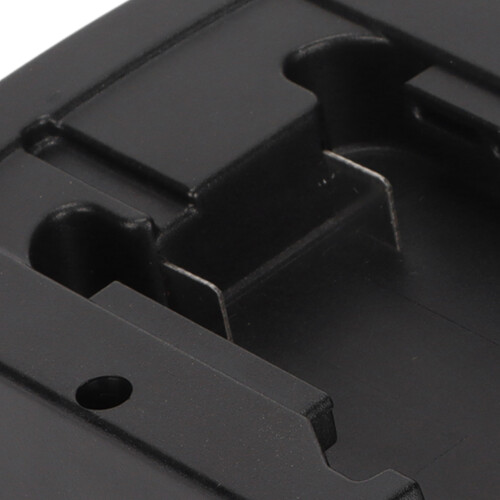 Adaptador de batería de litio de 18 V Plug-Play ABS negro 2