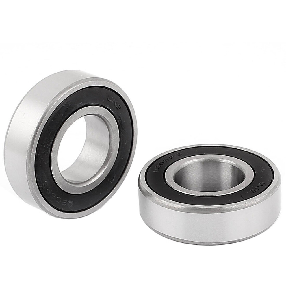 6205Zz Metal Shielded Deep Groove Radial Ball Bearing 25Mm X 52Mm X 15Mm For Machinery And Equipment - 2Pcs 6482260693309