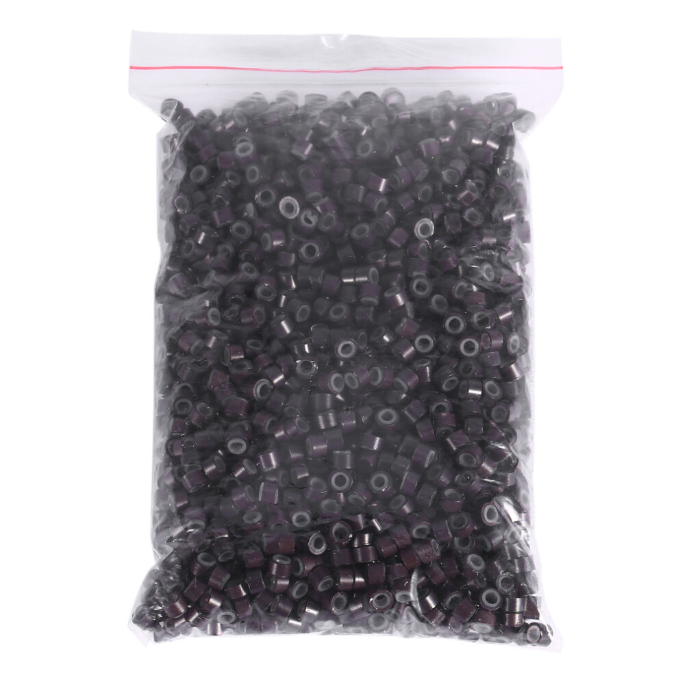 2000PCS/Bag Silicone Lined Micro Hair Feather
