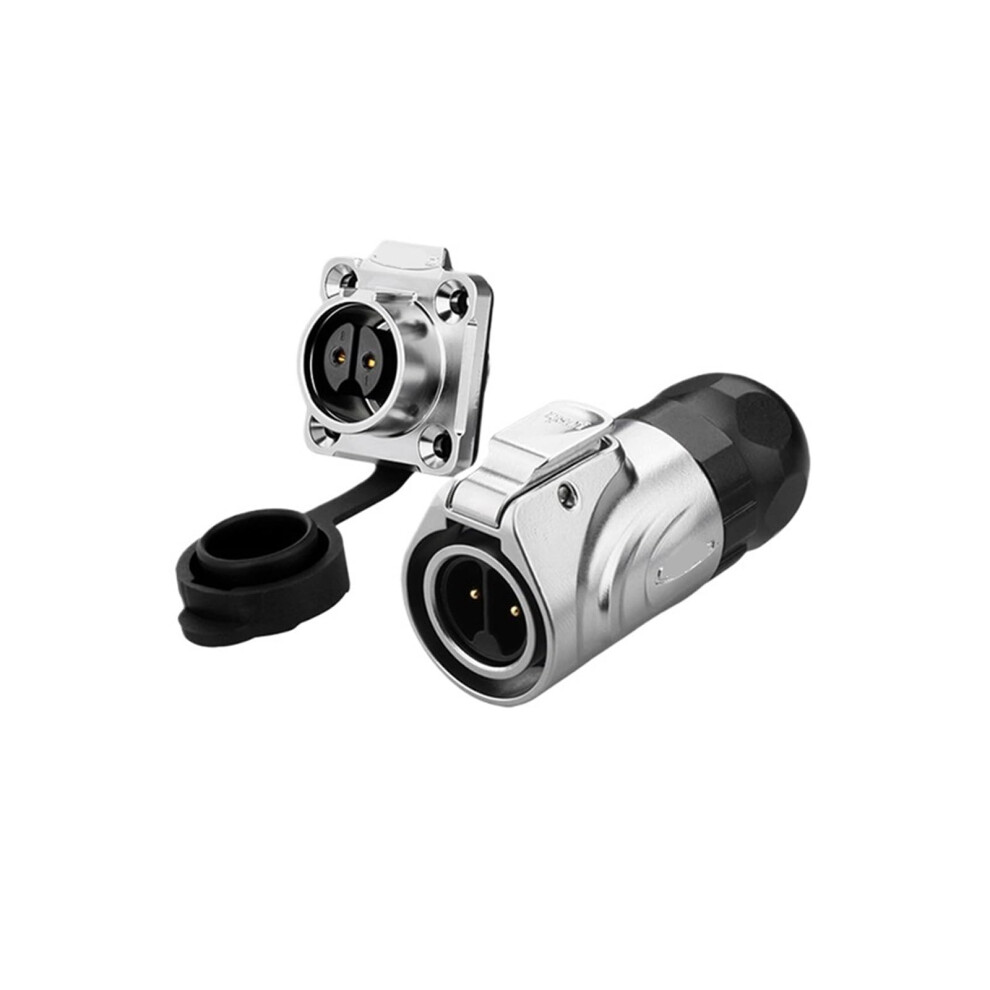 Lp16 Aviation Plug And Socket Metal Round 2-Core Pin Power Signal Industrial Connector Flange Formal Wear 16A 250V 6276012509112