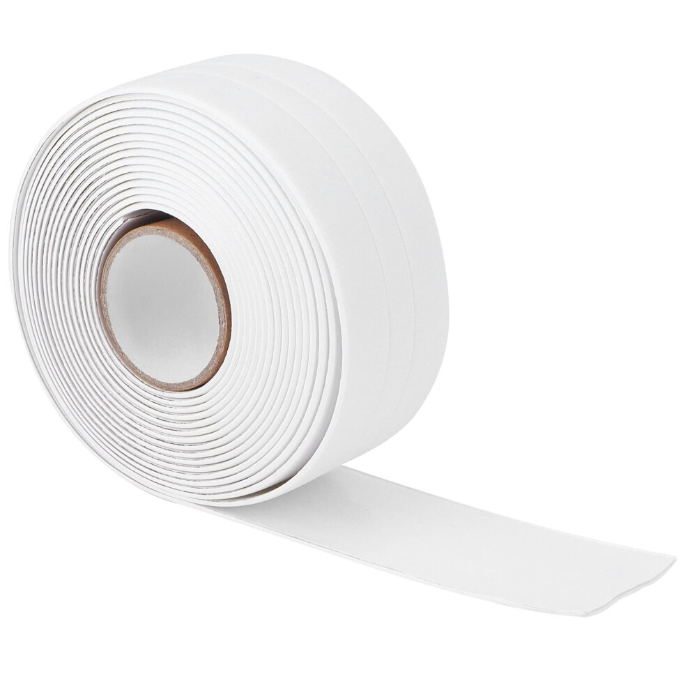 Sealing Tape for Kitchen and Toilet, Flexible Self-Adhesive Caulk Strip, Eco-Friendly White Waterproof 1 Inch x 10 Feet-image-OPC-PJNY8BF-NEW