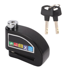 Sicherheits-Disc-Bremssperre 110dB Diebstahlsicherung Alarm für Motorräder Elektroräder Mountainbikes