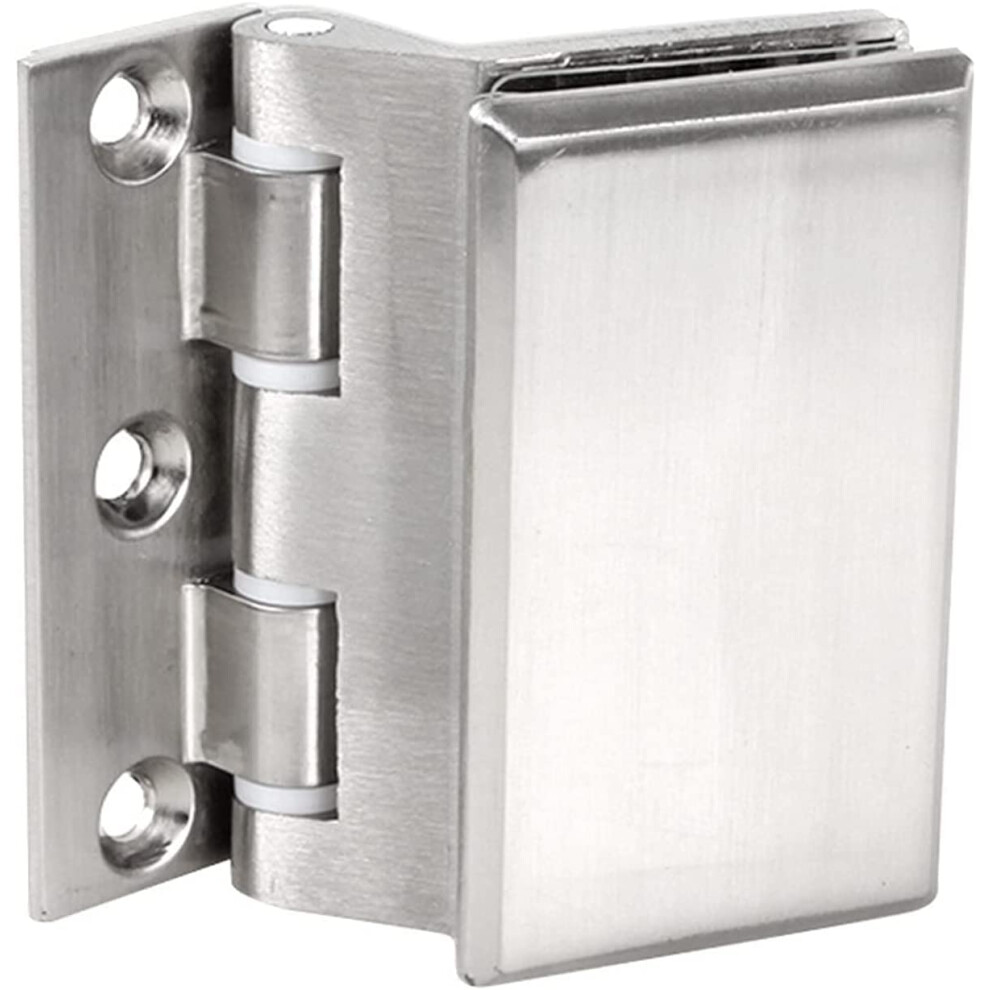 Glass Door Hinge Stainless Steel, Concealed T-Hinge Repair Plate, Heavy Duty Glass Clips For Office Bathroom Partition 6493810703850