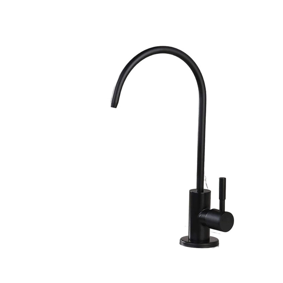 Stainless Steel Black Kitchen Faucet Direct Drinking Tap Matte Black Anti-Osmosis Purifier For Kitchen Sink Water 6947110203409