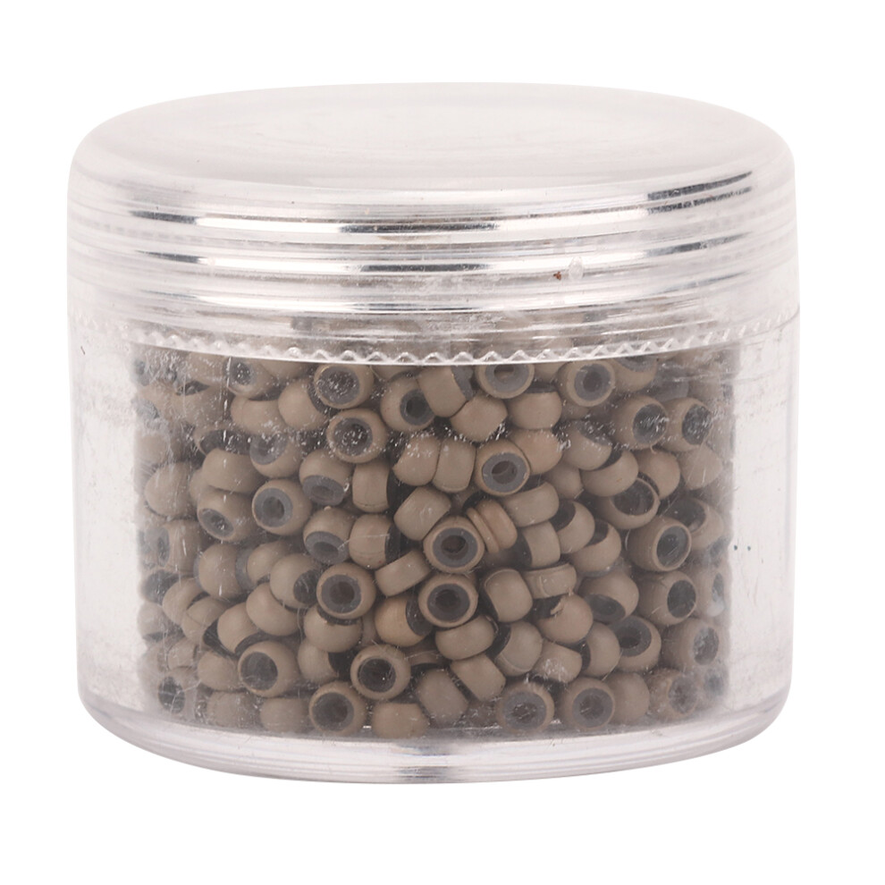 1000pcs 3mm x 2mm Silicone Micro Links Rings Beads