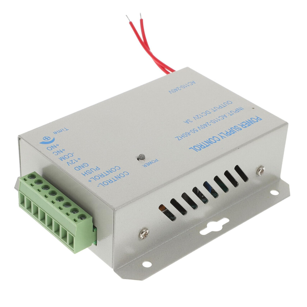 Access Control Power Supply 12V 3A Metal Converter With Nc/No Outputs For Lock Control Systems 6947110203638